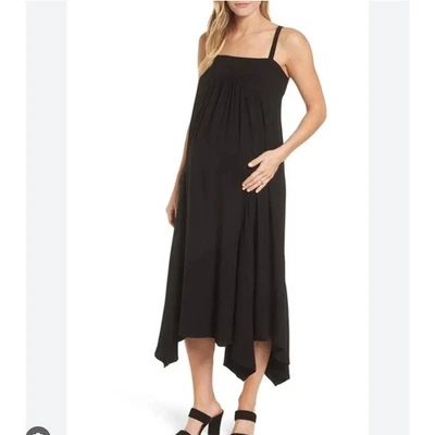  Isabella Oliver Carey handkerchief hem maternity dress Black size 2 (US 6) - Image 1 of 4