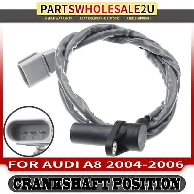 Sensor de posición del cigüeñal del motor para Audi A8 Quattro 2004-2006 4,2 L 077905381J Foto 1 de 4