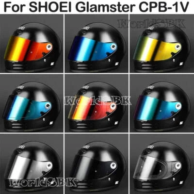 NEX AUTO SHOEI Glamster CPB-1V Motorcycle Helmet Lens Retro Full Face Helmet Visor Anti-U