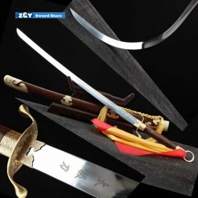 Espada suave flexible de acero inoxidable para artes marciales chinas KUNGFU Tai Chi Dao Foto 1 de 4