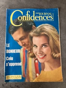 MON JOURNAL CONFIDENCE N°992 1966 mode tricot roman photo H17 - Foto 1 di 1