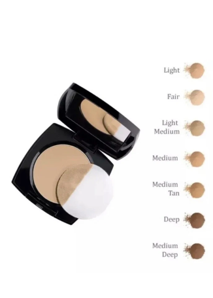 Avon True Colour Flawless Mattifying Pressed Powder, Neutral medium deep 10gr - Image 1 of 1