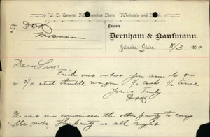 1890 Dernham & Kanfmann Frid - Bild 1 von 2
