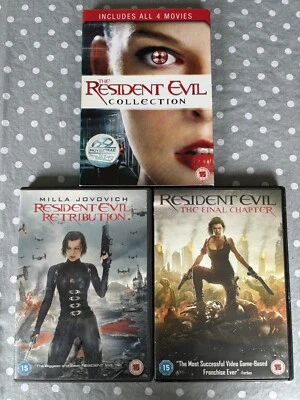 Resident Evil 1-6 Complete Collection Dvd  Bundle Lot. Inc Final Chapter - Image 1 of 4