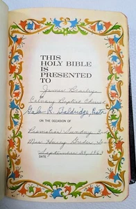 Bibel mit Hilfe 1946/1952 Nationaler Rat der Kirchen Christi - Bild 1 von 9