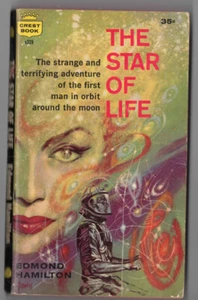 vtg pulp book novel 1959 The Star of Life by Edmond Hamilton Crest Book - Imagen 1 de 1