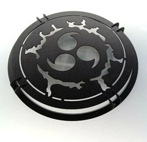 Parrilla Speakesr levantada de metal hecha a mano 1 pieza Naruto Uchiha signo subwoofer   - Imagen 1 de 9