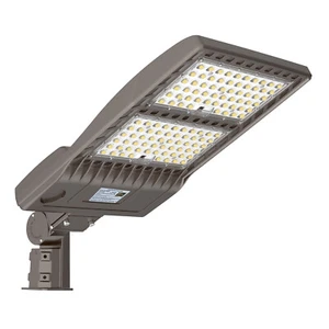 320W LED Shoebox Pole Lights 5000K IP65 Security Lamp Stadium Roadways 277~480V - Picture 1 of 8