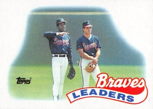Andre Thomas & Paul Runge 1989 Topps Base Baseball card #171 Atlanta Braves - Picture 1 of 2