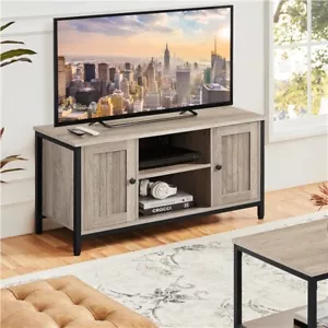 Industrial TV Cabinet TV Stand Cabinet for 50 Inch TV, TV Table for Living Room - Picture 1 of 28