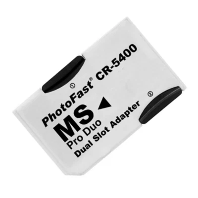 Dual Micro SD TF To Memory Stick Converter MS Pro Duo PSP Card 2 Slot Adapter - Image 1 of 4