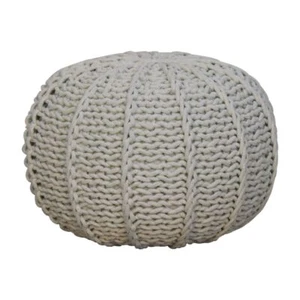 Grey Cable Pouffe - Bild 1 von 5