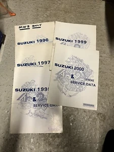 Suzuki Service Data Manual-suzuki 4/2 Stroke 1997 To 2000 Data Service-genuine - Picture 1 of 7