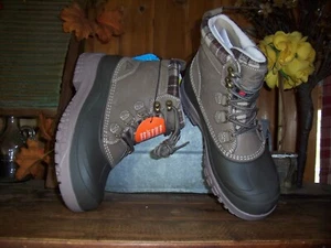 OZARK TRAIL WOMENS GENUINE LEATHER WATERPROOF WINTER BOOTS SIZE 8 -25 TEMP RATED - Picture 1 of 1