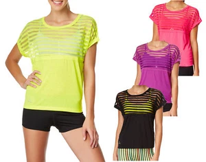 Balanced Tech Damen Burntout Stripe Crew Neck Tee - Bild 1 von 9
