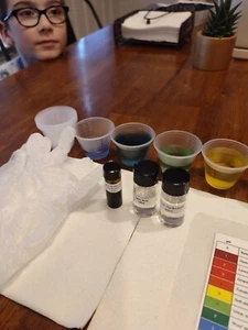 Universal Indicator Ph Experiment Kit With Acid And Base Complete, Ready To Use. - Picture 1 of 7
