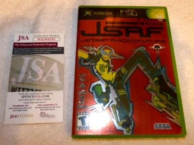 JSRF: Jet Set Radio Future XBOX  signed by Charles Martinet JSA complete - Image 1 of 4