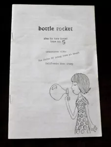 BOTTLE ROCKET #5 1990's VINTAGE FANZINE The Pains of being Pure AT Heart etc - Imagen 1 de 7