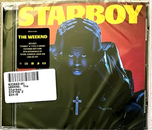 THE WEEKND “Starboy” CD Sealed Ships TODAY From USA Daft Punk Lamar Lana Del Ray - Picture 1 of 6