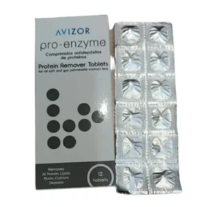 Avizor PRO-ENZYME Protein Remover Tablets 12's Contact Lenses Soft EXP 2026 - Picture 1 of 6