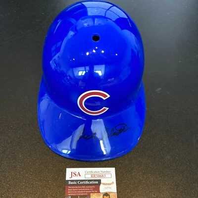 Rick Bladt Signed Full Size Chicago Cubs Baseball Helmet 1969 Cubs JSA COA - Image 1 of 4