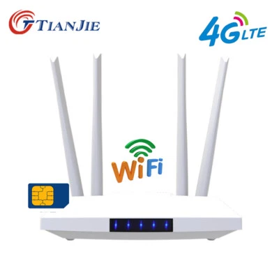 TIANJIE Unlock 300MBPS 4G Wifi Router Modem Hotspot LTE FDD Wireless Wifi CAT 4 - Image 1 of 4