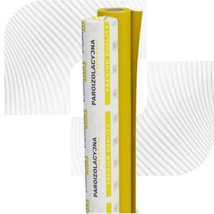 100qm Gelbe Folie PE300 0,3mm Dampfbremse Dampfsperre Dachfolie ca. 18kg CONPAR - Bild 1 von 5