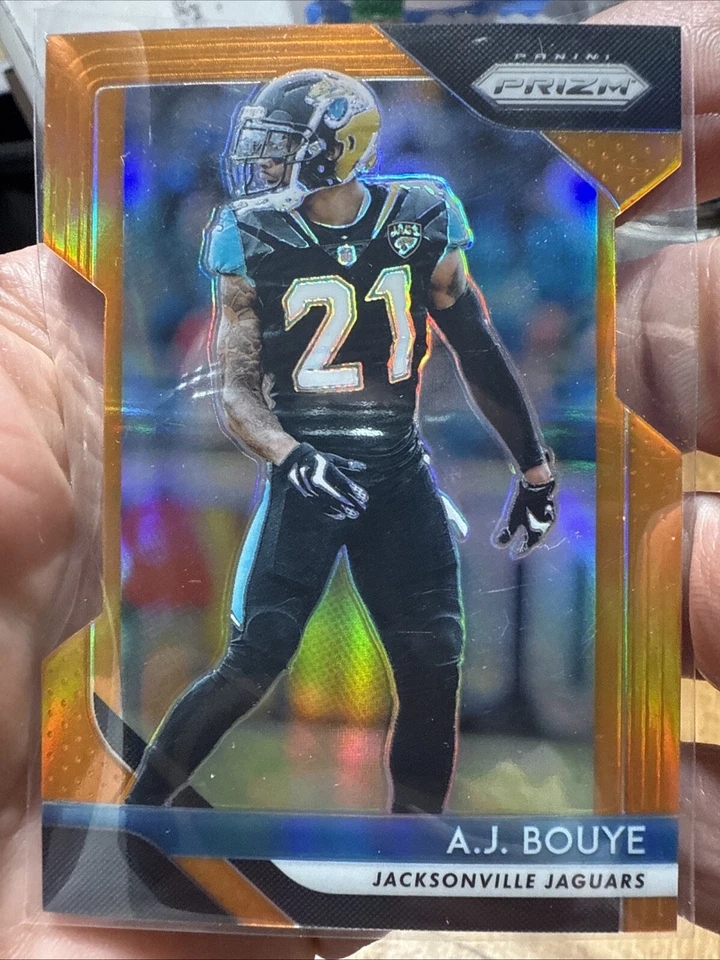 2018 Panini Prizm Orange Die Cut Prizm #111 A.J. Bouye Jaguars /249 - Image 1 of 1