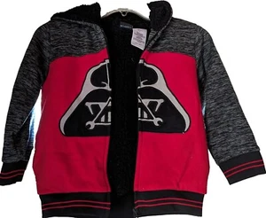 Disney STAR WARS, Full Zip, Sherpa Lined &Hoodie, Children's Size 6 - Picture 1 of 9