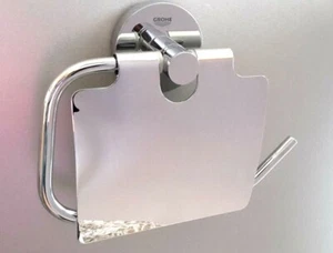 Grohe Essentials Papierhalter 40367001 chrom, mit Deckel - Bild 1 von 3