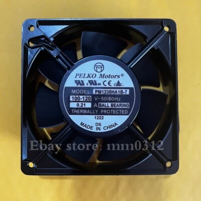 PELCO MOTORS PM1238HA1B-7 12038 100~120V 0.21A AC cooling fan - Image 1 of 2
