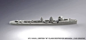3x 1:1250 HMS Mansfield - Picture 1 of 1