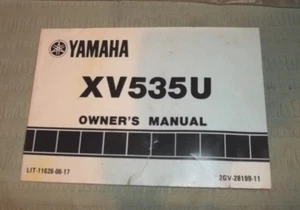 Original 1988 Yamaha XV535U Virago OWNER'S MANUAL~LIT-11626-06-17 (#3868 - Bild 1 von 3