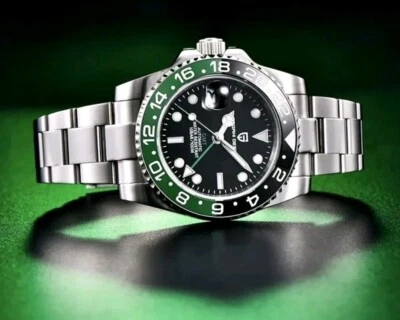 Pagani Design PD-1662 GMT Green/Black Sprite LHD Watch - Image 1 of 4