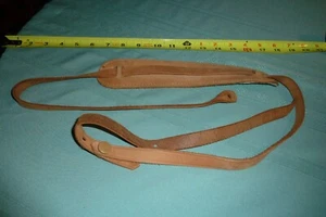 Vintage Brown leather Guitar Strap - Item VJ - Picture 1 of 11
