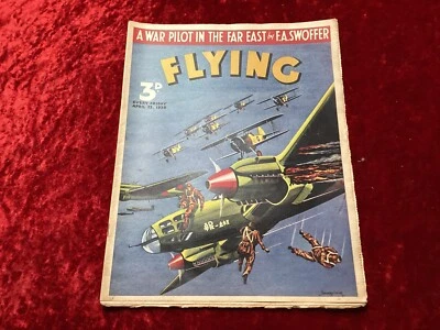Flying magazine 23 April  1938 Vol I NO 4 edited  by W E Johns - Image 1 of 4