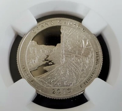 2010 S Clad 25c Grand Canyon NP State Quarter-NGC PF69 Ultra Cameo - Image 1 of 4