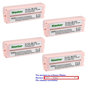 Kastar Battery Replace for Canon NB-CP2L CG-CP200 & SELPHY CP800 Photo Printer - Picture 1 of 6