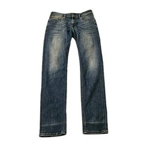 Scotch & Soda Jeans Mens W 32 L 34 Blue Denim Skim Slim Fit Stretch Blauw - Picture 1 of 11
