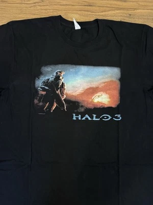 Original 2007 Halo 3 T Shirt Black Size L - Image 1 of 3