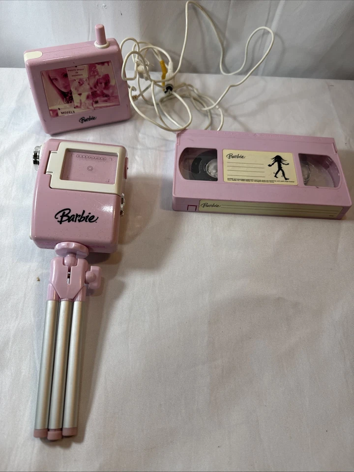 Barbie Videocámara Inalámbrica Juego Juego 2005-Piezas Faltan Foto 1 de 4