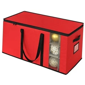 Ornament Organizer Storage box, Christmas Storage Containers, Stores 54-4" - Picture 1 of 7