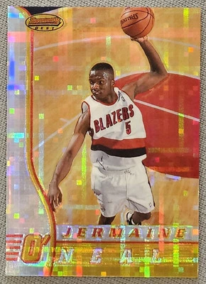 Jermaine Oneal O'Neal Bowmans 1996 mejor refractor atómico novato radiocontrol #R20 Foto 1 de 4