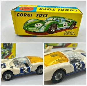Corgi Toys 330 Porsche Carrera 6 Diecast Car – w/ ORIGINAL BOX – Vintage 1967 - Picture 1 of 12