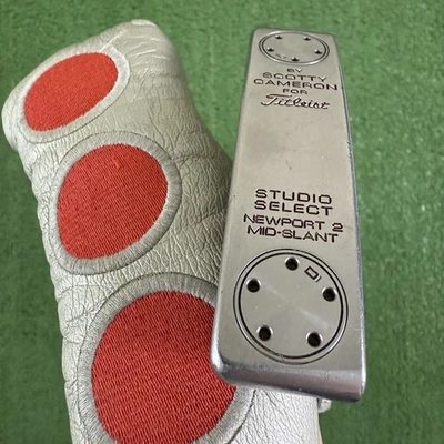 Scotty Cameron Studio Select Newport 2 Mid Slant Putter 35” With Headcover - Image 1 of 4
