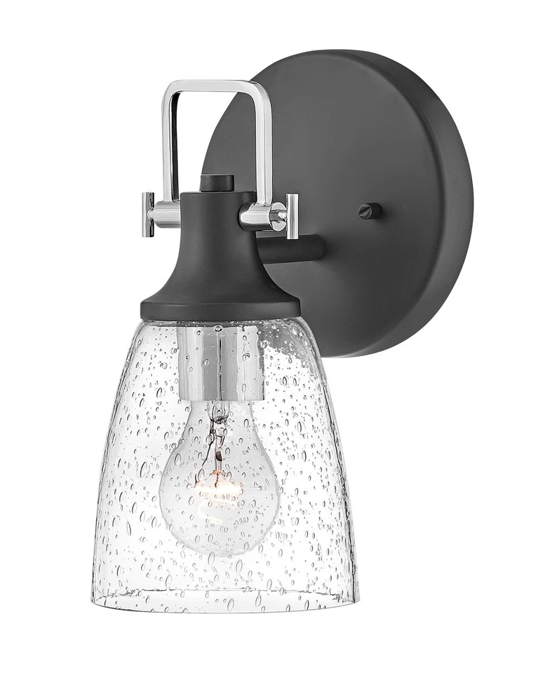 Aplique de baño Hinkley Lighting 51270 Easton 11" de alto - negro Foto 1 de 4