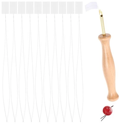  10pcs Nadel -Fadener Perlen -Nadel -Handnäh -Drahtschleifen -Gewinde - Bild 1 von 4