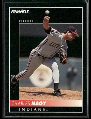 Charles Nagy 1992 Pinnacle #383 Cleveland Indians - Image 1 of 2