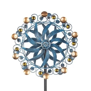 Wind Spinner, Retro Wind Spinner Outdoor Metal Pinwheels, 63 * 13 Inch Kineti... - Picture 1 of 6