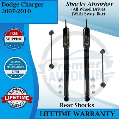 Amortiguadores traseros Monroe OEM con barra estabilizadora para Dodge Charger 2007-2010 4X4 guerra de por vida. Foto 1 de 4